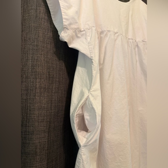 Vintage 80's Mexican Dress LG Parrot Embroidered Muumuu Mrs Roper Vacation - Picture 6 of 7